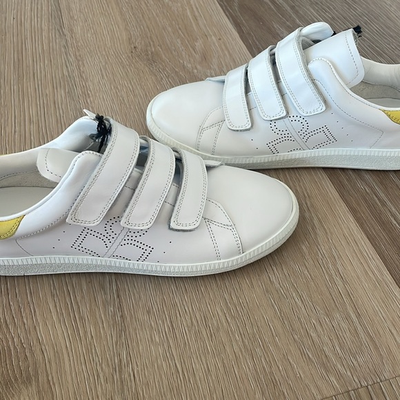 [Isabel Marant] Velcro sneakers with yellow accent - Picture 4 of 12